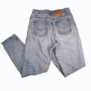 1992 Levi's 550 Relaxed Fit Light Wash Denim Jeans Womens Size 11 Made in USA